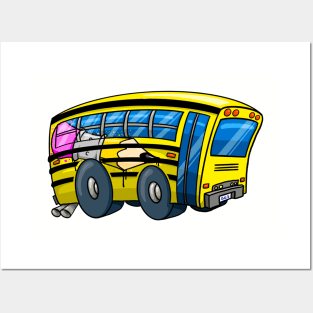 School Bus Posters and Art